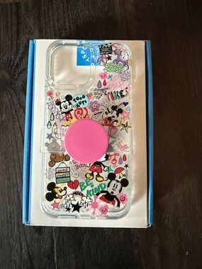 Disney Mickey Mouse iPhone 12 &13 Pro Max PopSocket Phone Case